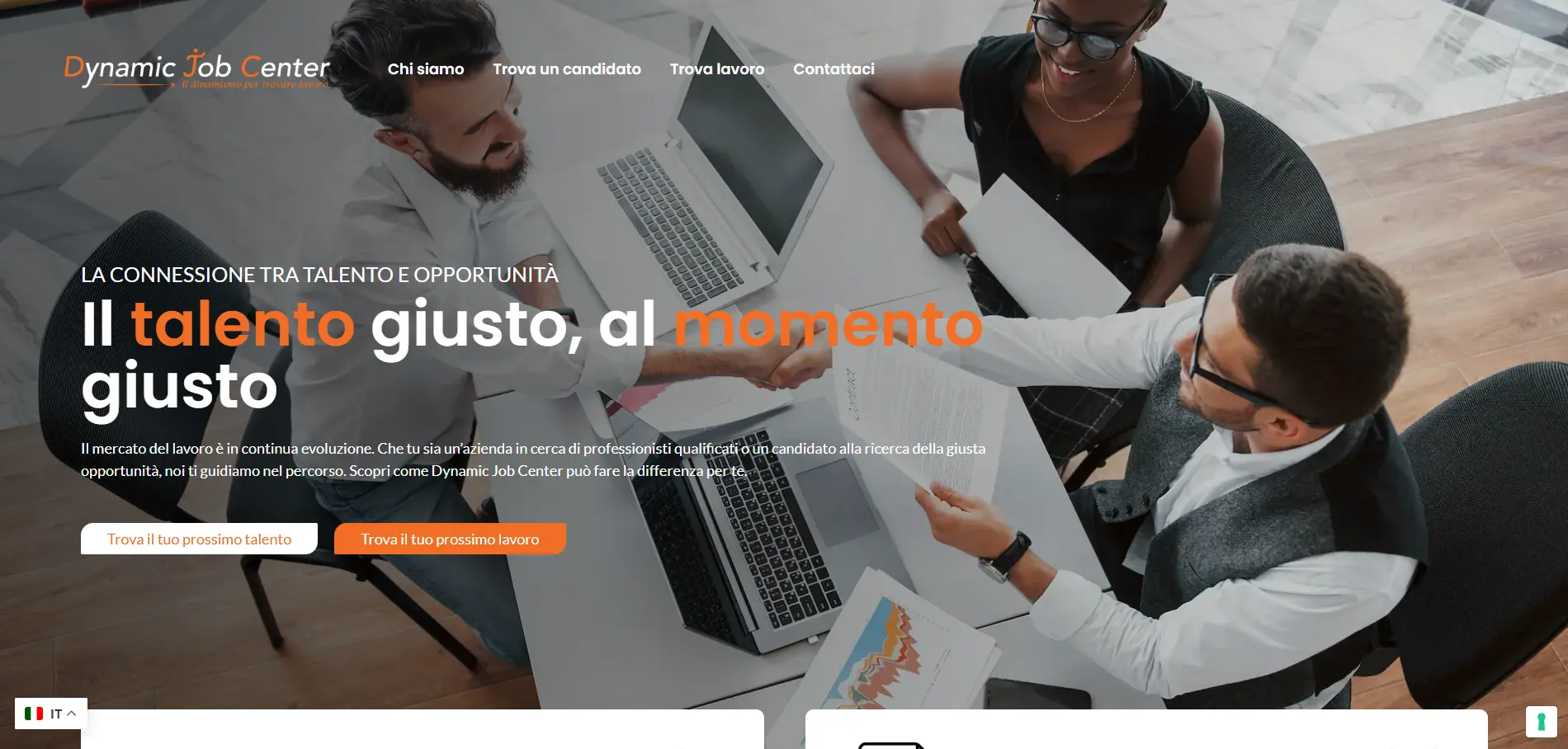 Anteprima del progetto Dynamic Job Center